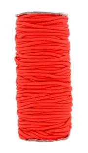 Tent Pole Shock Cord 1/8 Inch Red 3mm Thick Elastic Cord - 55 YDS DIY Round S...