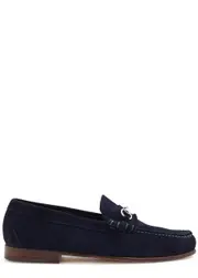 G.H Bass & CO Weejun Palm Springs Suede Loafers - Navy - 43 (IT43 / UK9) 43 (IT43 / UK9)