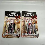 2X ChapStick Limited Edition 3 Pack Holiday Collection 0.15 oz each