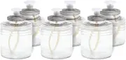 Sterno 24 Hour SoftLight Liquid Wax Candles, Table Lighting, 2.1”D x 3.1”H, 6 Pack