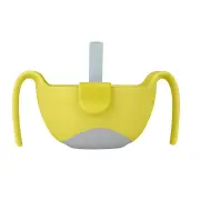 B.Box Bowl And Straw - Lemon Sherbet
