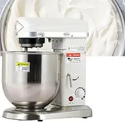 Food Mixer,Kitchen Electric Mixer, Tilt-Head Food Mixer, Kitchen Electric Mixer with Dough Hook, Wire Whip & Beater,White-C(10L)