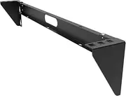 QiaoYoubang 1U Vertical Wall Mount Rack - Foldable Patch Panel Bracket for 19 inches Networking Equipments Including Hardware