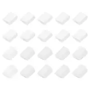 40pcs Adhesive Cable Clips White Cord Management Cable Organization