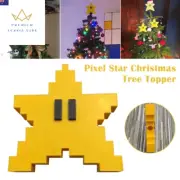 3D Pixel Star Christmas Tree Game Ornament for Christmas Tree Decorations Holida