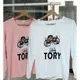 KAOS LENGAN PANJANG CAT & TORY CK201103 貓咪TORY長袖T恤