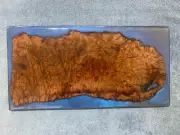 Spalted Maple Resin Charcuterie Board Serving Board 3/4" x 10" x 20" #260