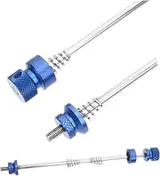1Set Portable Theft Locking Skewer for Bike Wheels Professional Locking Skewer Replacement for Mountain and Road Bikes Easy to Use Durable Design