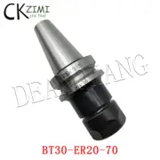 BT30-ER20-70 M12 Thread Collet Chuck Holder CNC Milling Cutter Tool Workholding