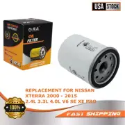7317 Engine Oil Filter for NISSAN XTERRA 2000 - 2015 2.4L 3.3L 4.0L V6 SE XE PRO (for: Nissan)