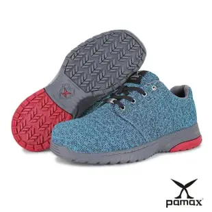 【PAMAX 帕瑪斯】超彈力機能墊/舒適/透氣型/防滑安全鞋(PS1266FEH 藍 / 男女尺寸)