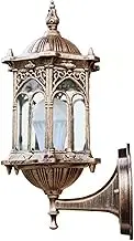Wall Lamps Sconces Night Lights Outdoor Transparent Glass Waterproof Aluminum Wall Light Vintage Outdoor Courtyard Sconce