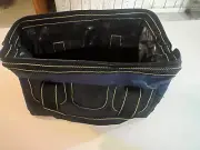 Durable Canvas Tool Bag for Electricians and Woodworkers - Multifunctional