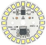 MVPDNVNFHA LED Bulb Patch Lamp SMD Plate Circular Module Light Source Plate for Bulb Light AC 220V-240V Led Downlight Chip Spotlight LED(7W-10PCS,220V_Cold White)