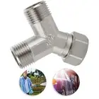 Y Shape Copper Tap Splitter for Dual Connection Dishwasher Washing Machine