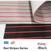 EVA Boat Flooring Foam Mat Marine Teak Decking Sheet for Jonboat Yacht Grey Red