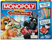 MONOPOLY - Junior - Electronic Banking - My First MONOPOLY Game - Fast, Simple Gameplay - Kid-Friendly properties - 2 to 4 Players - Board Games & Toys For Kids - Boys and Girls - Ages 5+