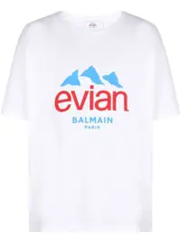 在飛比找Farfetch優惠-x Evian logo-print T-shirt