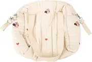 Kisangel Travel Diaper Bag Cotton Diaper Storage Tote Lightweight Durable Nursery Organizer for Outdoor Use for Shopping Camping and Picnics