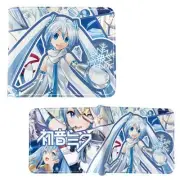 New Hatsune Miku Snow Style A VOCALOID BiFold Wallet Miku Hatsune Credit Card