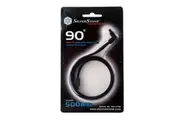 SilverStone CP08 SATAIII 90 Degrees Angled Sleeve SATA Cable - Black (SST-CP08)
