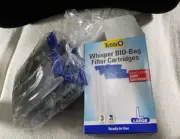 REPLACEMENT CARBON FILTER Whisper Bio-Bag Cartridge Large 1Pack Blue Lightweight