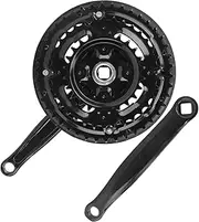 Tihebeyan 24-34-42T Bicycle Crankset, High Carbon Steel Crank, Easy Installation for Road Bike, Mountain Bike Variable Speed