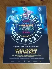 A TRIBE CALLED QUEST - 2010 Australia Tour - Laminated Tour Poster