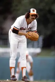 Ross Grimsley Baltimore Orioles pitches at an Major League Basebal- Old Photo