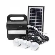 Solar Generator Portable Solar Panel Lighting System USB Charging Lamp MP3/FM Energy Powered Supply
