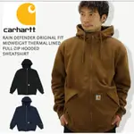 CARHARTT正版國外代購，104078美版RAIN DEFENDER SWEATS防風防潑水連帽外套 工裝外套