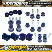 Front SuperPro Control Arm Sway Bar Bush Kit for Mitsubishi Triton MK 4WD 96-06