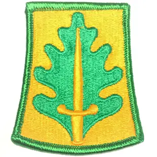 美軍公發 ARMY 陸軍 800th Military Police Brigade 第800憲兵旅 臂章 彩色 全新