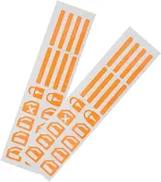 NOLITOY Glow Dark Car Window Stickers 3D Automotive Decorative Stickers Night Safety Luminous Stickers for Car Door Handle Buttons
