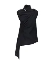 Issey Miyake Eye Of The Bean Ruched Detailed Top 2 Black