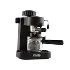 USA GAU-18202 4 Cup Espresso/Cappuccino Maker,120 volts, Black Classic