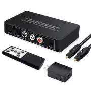 Dingsun Optical to RCA Converter, Digital to Analog Audio Converter with Volu...