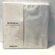Freedom Mineral Sheer Concealed Tab Curtain 140x230cm White Single Brand New