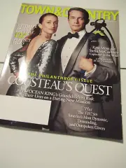 DEC 2013 TOWN AND COUNTRY fashion magazine FABIEN COUSTEAU BEST PRICE ON EBAY!!