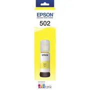 Epson 502 Ink Cartridge Bottle Yellow T502 Genuine Original