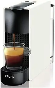 Krups Nespresso Essenza Mini Pure White Coffee Maker Coffee Capsule Espresso Style Barista Compact Machine YY2912FD