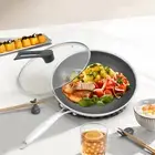 Honeycomb Wok, Stainless Steel Cooking Frying Pan, Stir-fry Pan 32*8.5cm