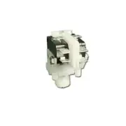 TVA211B 3-20-0026 Presair Air Switch Latching 21 Amp DPDT Center Spout White