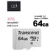 Transcend 創見 microSD 64GB UHS-I Class 10 300s 記憶卡 95MB 公司貨