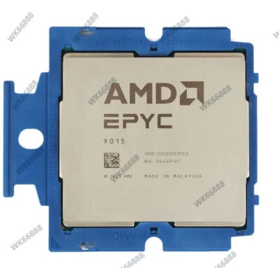 Fifth-generation AMD EPYC 9015 8-core 3.6GHZ 125W 64MB Server CPU Processor