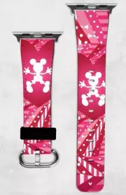 Disney Valentine's Day Mickey Mouse Apple Watch Band 38/40/41 & 42/44/45 Hearts