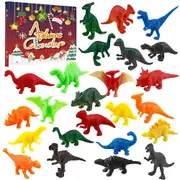 Christmas 24 Days Countdown Advent Calendars - Kids Mini Dinosaur Dino Toy Xmas 24 Grids Surprise Gift