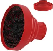 Blow Dryer Vent Hood,Foldable Silicone Hair Dryer Nozzle Heat Resistant - Soft Multifunctional Hair Dryer Accessories for Hair Styling