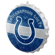 Indianapolis Colts NFL Metal Wall Bottle Cap Sign 12" Forever Collectibles