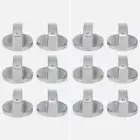 6Pcs Gas Oven Stove Knob, Sensitive Adjustment, for Cooktops Efficient Cooking